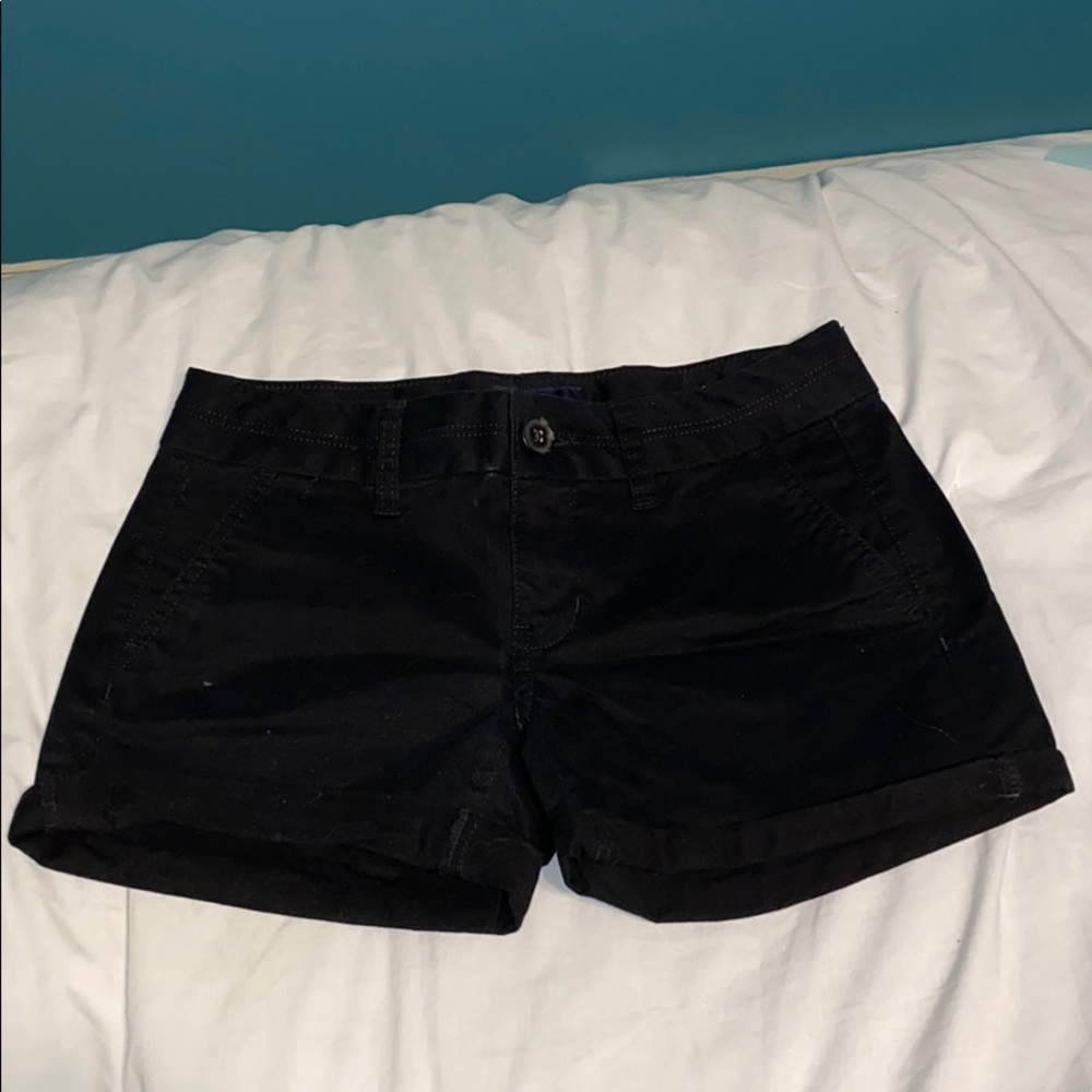 Black Khaki Shorts